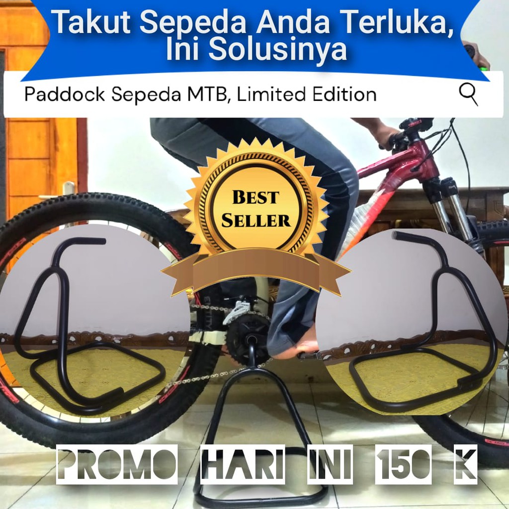 Paddock Sepeda MTB, Bike Stand, Hollowtech