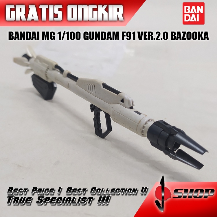 BANDAI MG 1/100 GUNDAM F91 VER.2.0 BAZOOKA 2ND