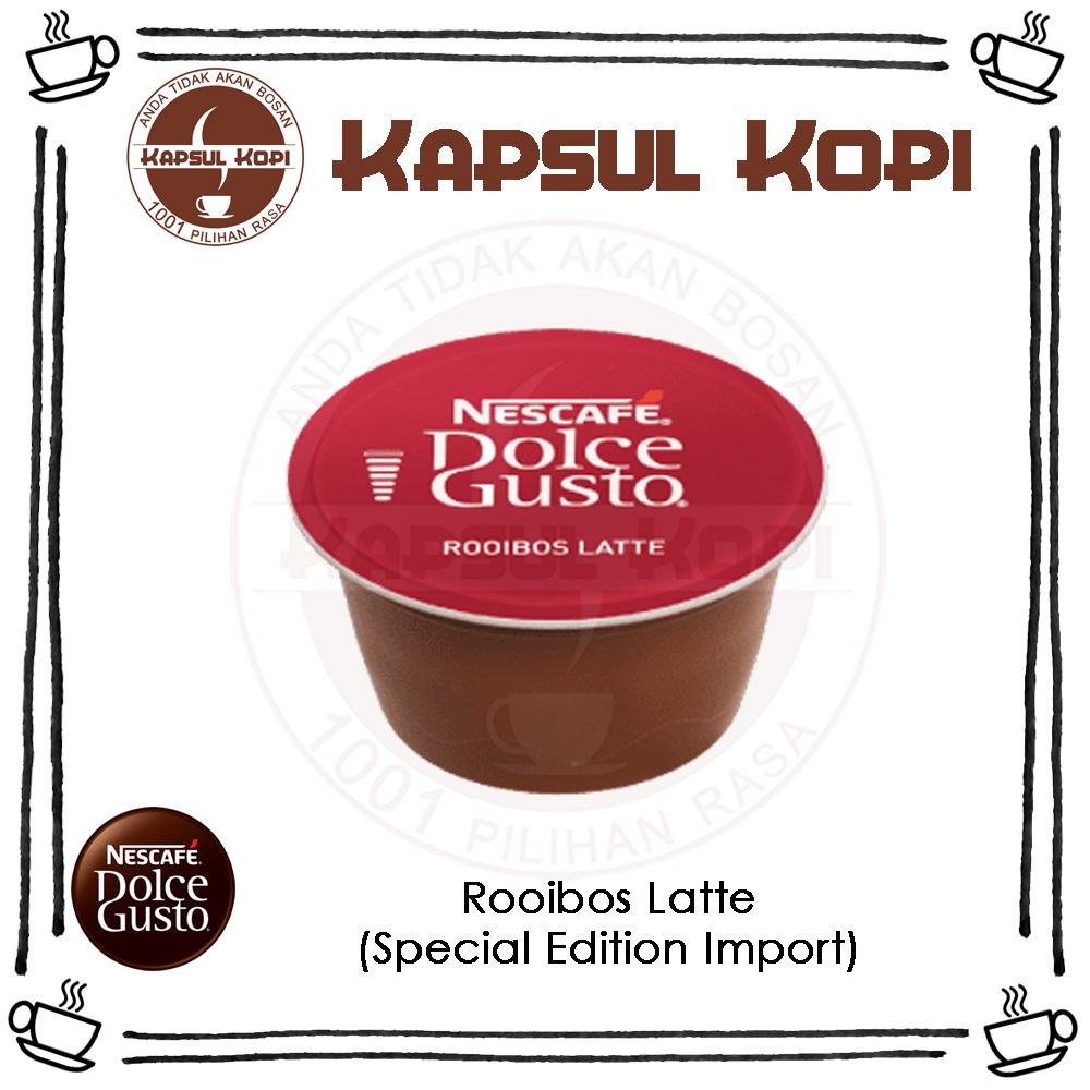 

Ecer Rooibos Latte KapsulKopi Dolce Gusto Compatible Import Coffee Capsule