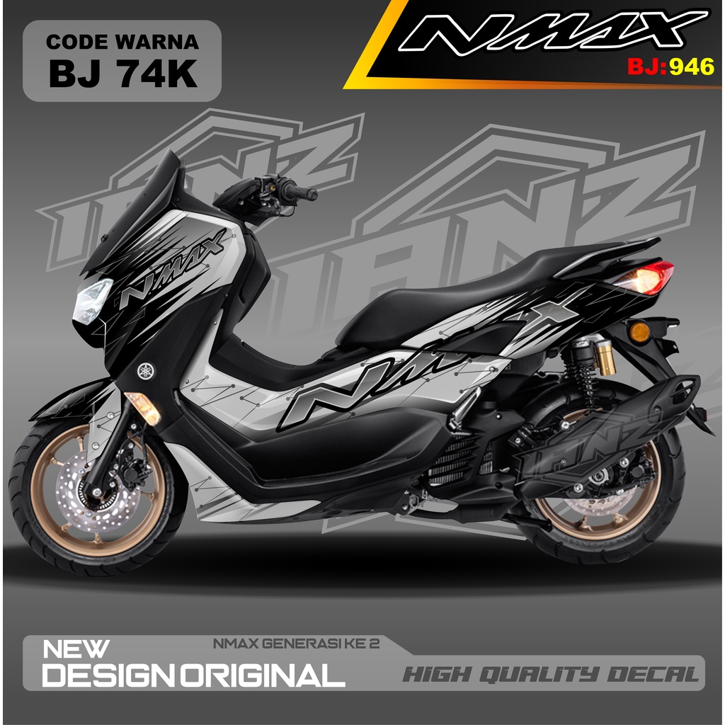 VARIASI STICKER NMAX FULL BLOK BODI MOTOR / DECAL FULL BODY NMAX / DECAL STIKER FULL BODY NMAX / STIKER DECAL NMAX TERBARU