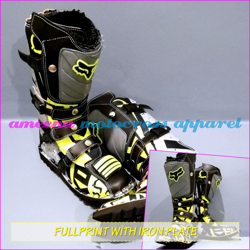 Sepatu Cross Fullprint Besi - Sepatu Trail Motocross - Sepatu MX Adventure - 001