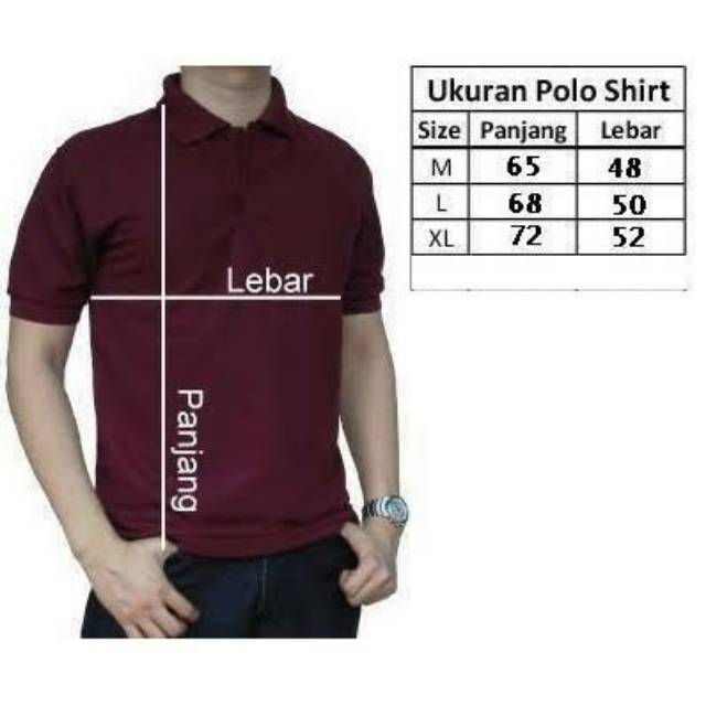 Kaos Kerah Polos Kaos Polo Kerah Lengan Pendek Pria Wanita - Kaos Polo Polos