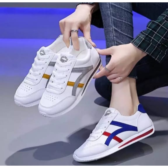 sepatu wanita import ala korea terbaru sepatu kets wanita warna putih sepatu sneakers cewek dewasa s