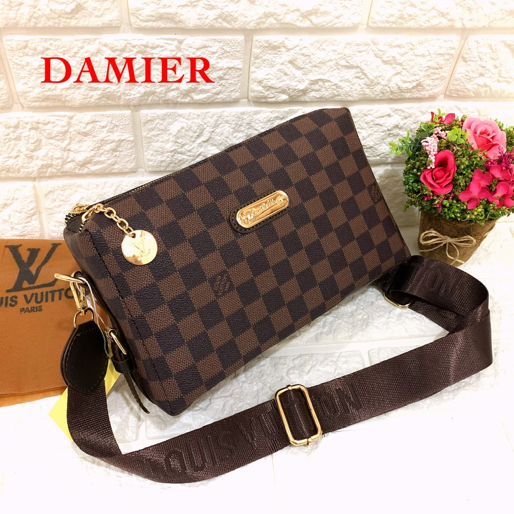 Tas Wanita Modis Terbaru Korean Fashion Murah Elegan P9J9 Selempang Batam Lv Dewi Super Premium 2 Re