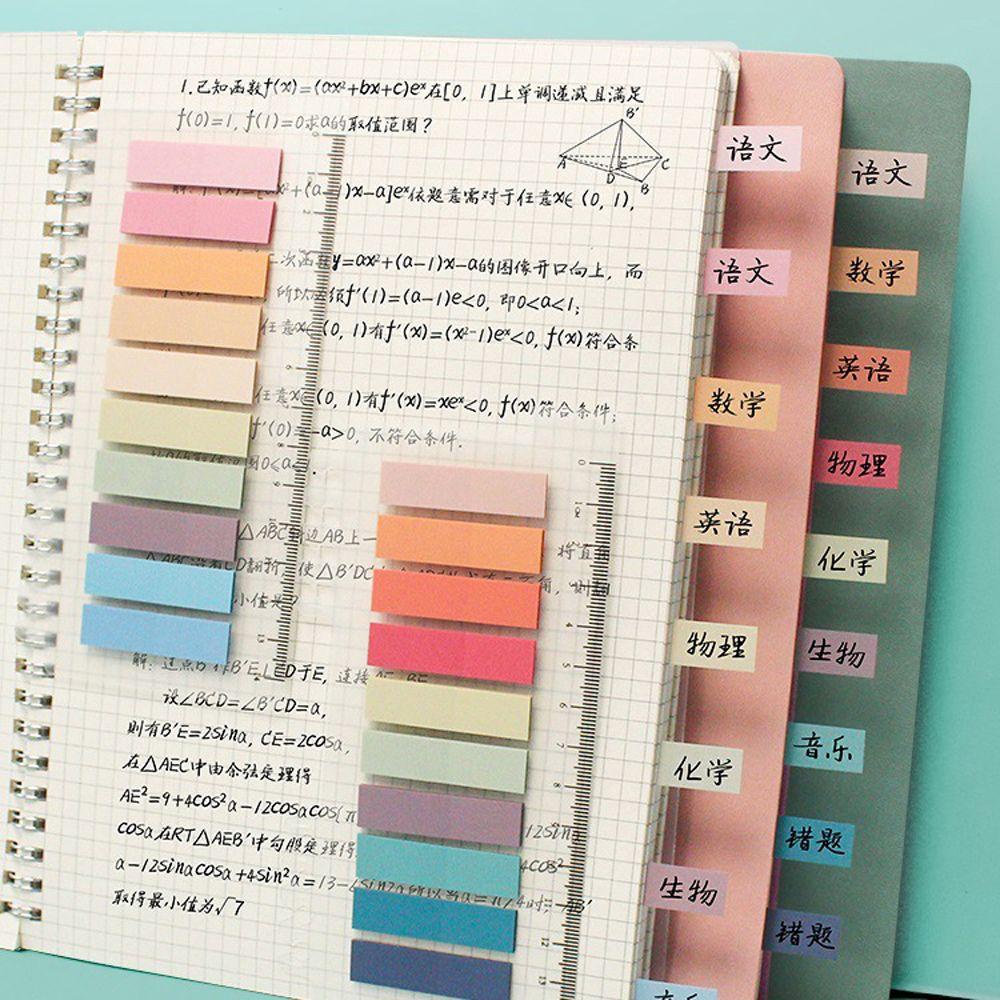 AUGUSTINA Stiker Index Warna-Warni Alat Tulis Kreativitas Pagination Label DIY Scrapbooking Bookmark Memo Stickers To Do List Note Post Key Points