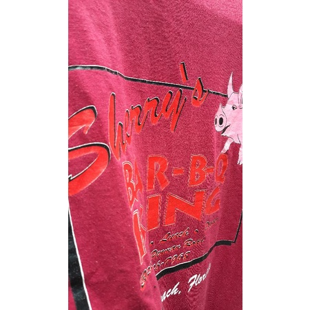 Tshirt Kaos Vintage Sherry's Bar-B-Q King