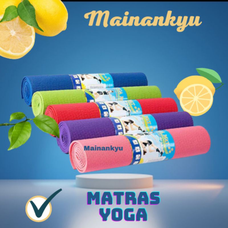 (MAINANKYU) Karpet Pilates Yoga Mat - Q4 - Multi-Color.