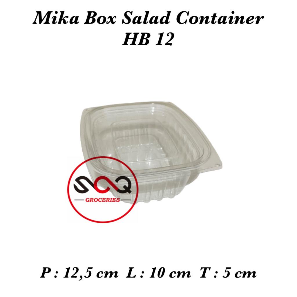 Mika Salad Cup Mangkok Mika Salad HB 12 Dengan Tutup