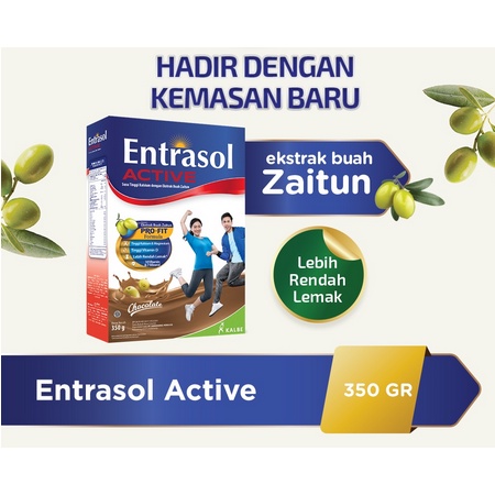 ENTRASOL ACTIVE PROFIT VANILA COKLAT 350 GR