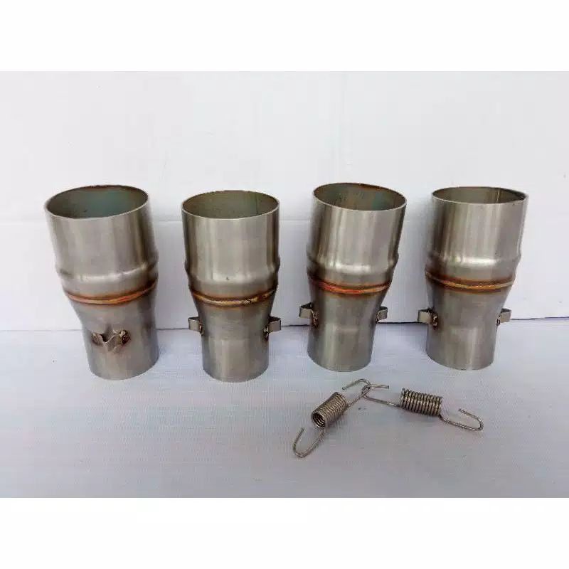 SLIP ON INLET 38MM KE 50MM, 50MM KE 38MM,50MM KE 50MM,38MM KE 38MM FREE 2 PIR PENGAIT KNALPOT LEHERA