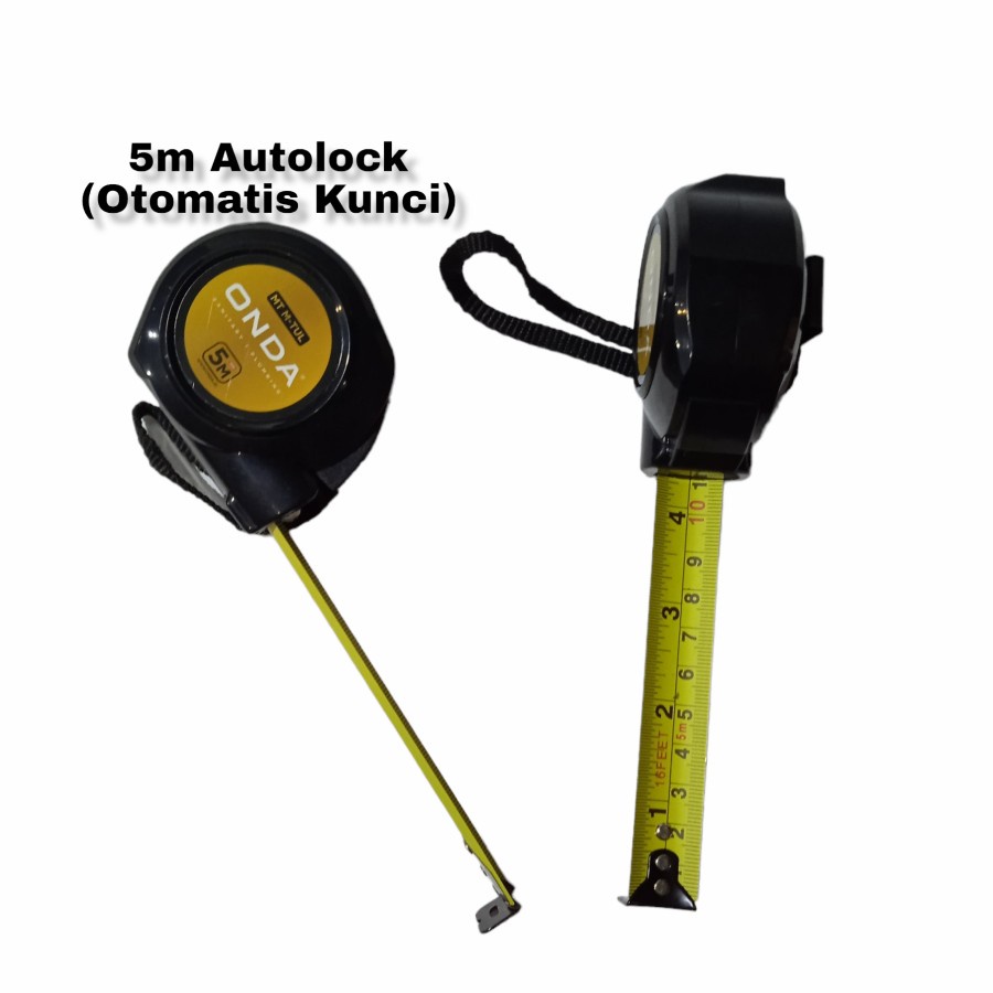 Meter a 5 Meter Onda M-Tul | Meteran Onda Autolock 5M | Pengukur Dimensi | Kapten Material