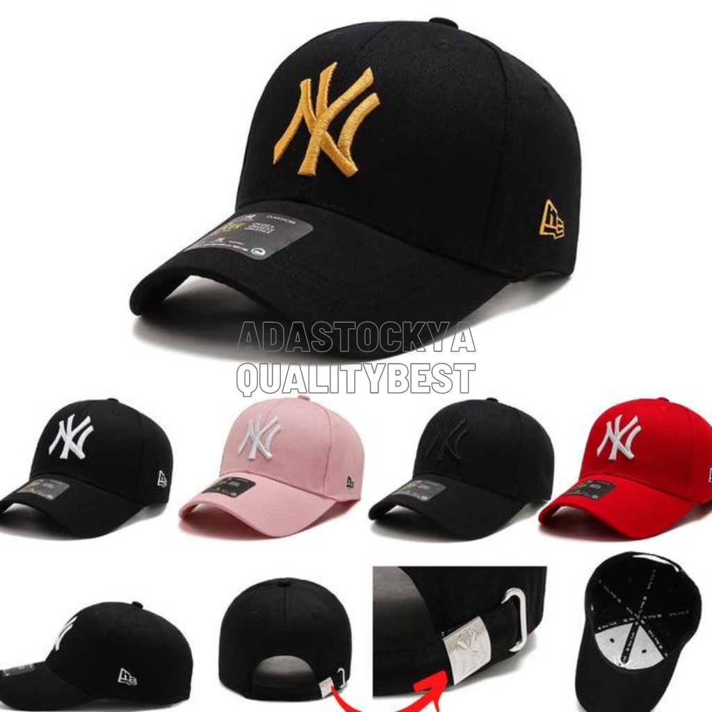 COD PROMO !!! Topi Pria Distro Ori Keren 2021 Logo NY TERLARIS Termurah bisa COD