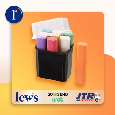 

(TERLARIS) ML Kapur tulis / kapur blackboard isi 9 pcs, aneka warna