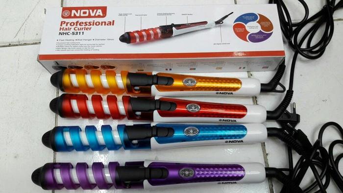 CATOK RAMBUT KERITING NOVA NHC-5311 / Catok Curly Nova