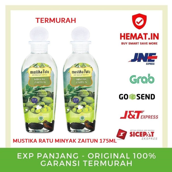 Mustika Ratu Minyak Zaitun 175ml Original Mustikaratu Minyak Zaitun 175 Ml Kecantikan Shopee Indonesia