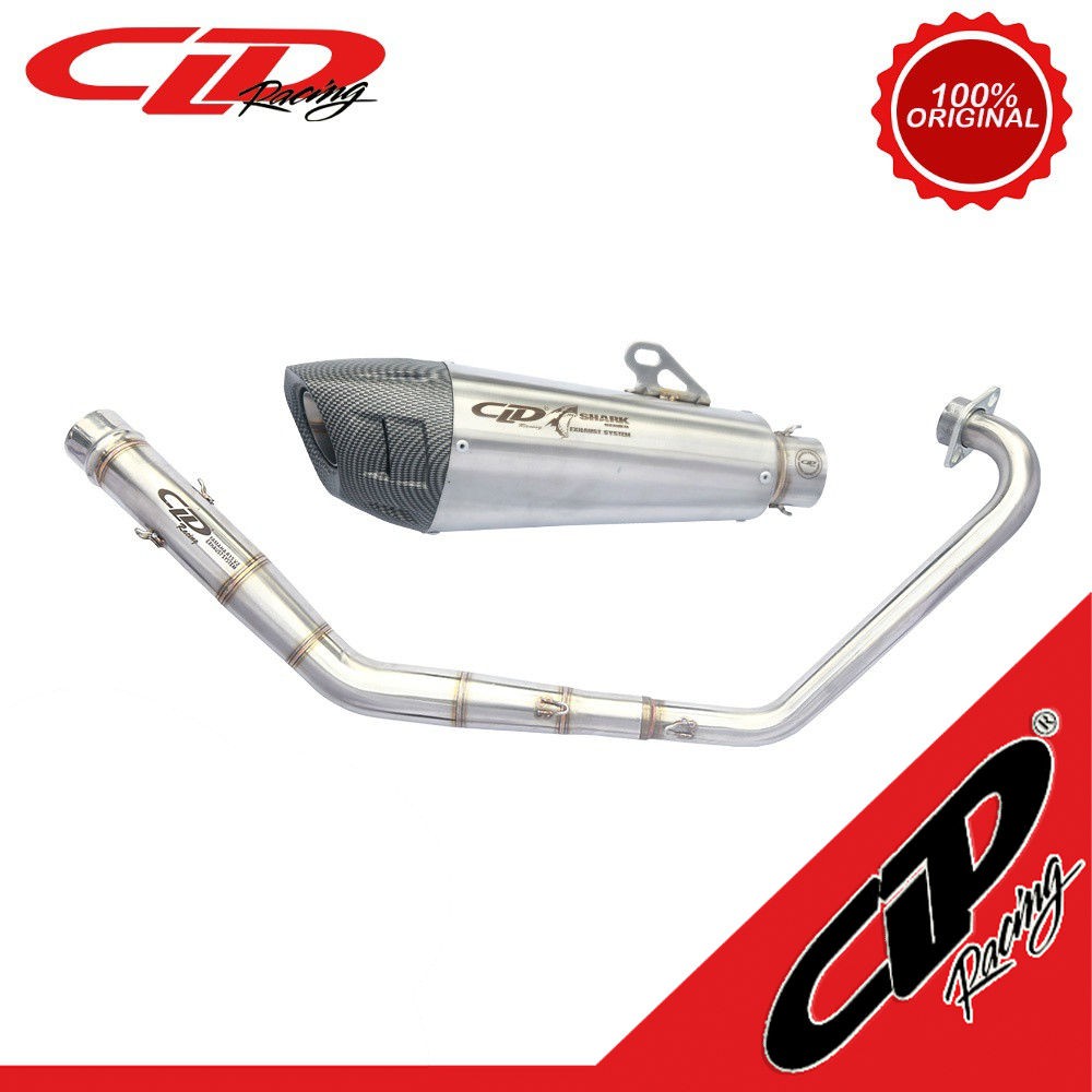 Knalpot CLD Shark Series R15 dan MT15 CLD Racing