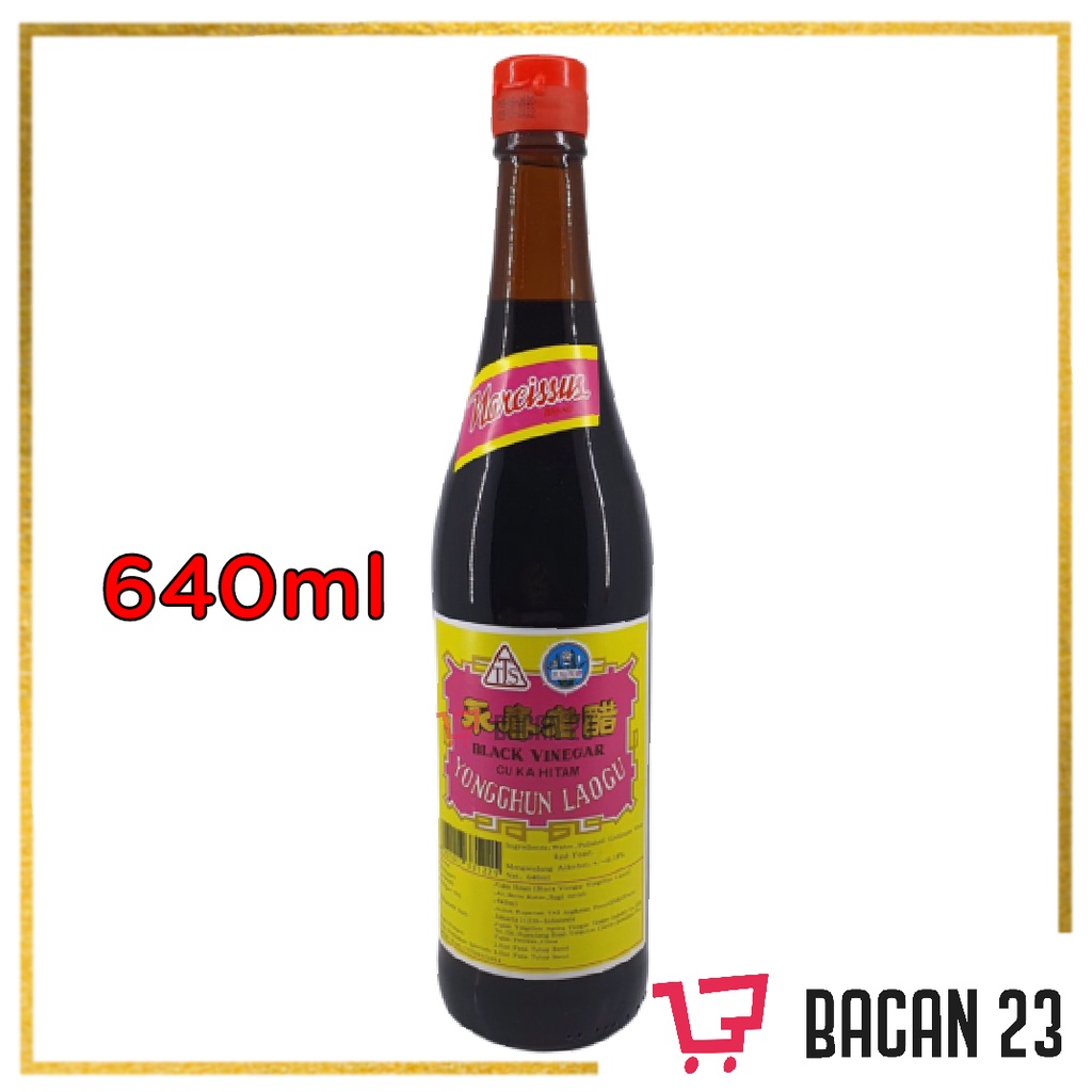 Narcissus Black Vinegar ( 640 ml ) / Cuka Hitam / Cuka / Bacan 23 - Bacan23