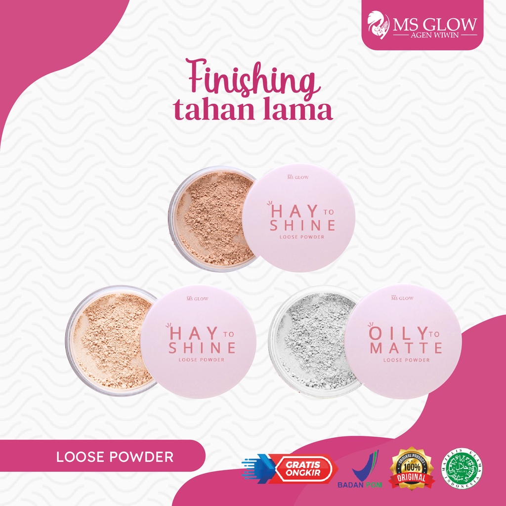 Ms Glow Loose Powder Bedak Tabur