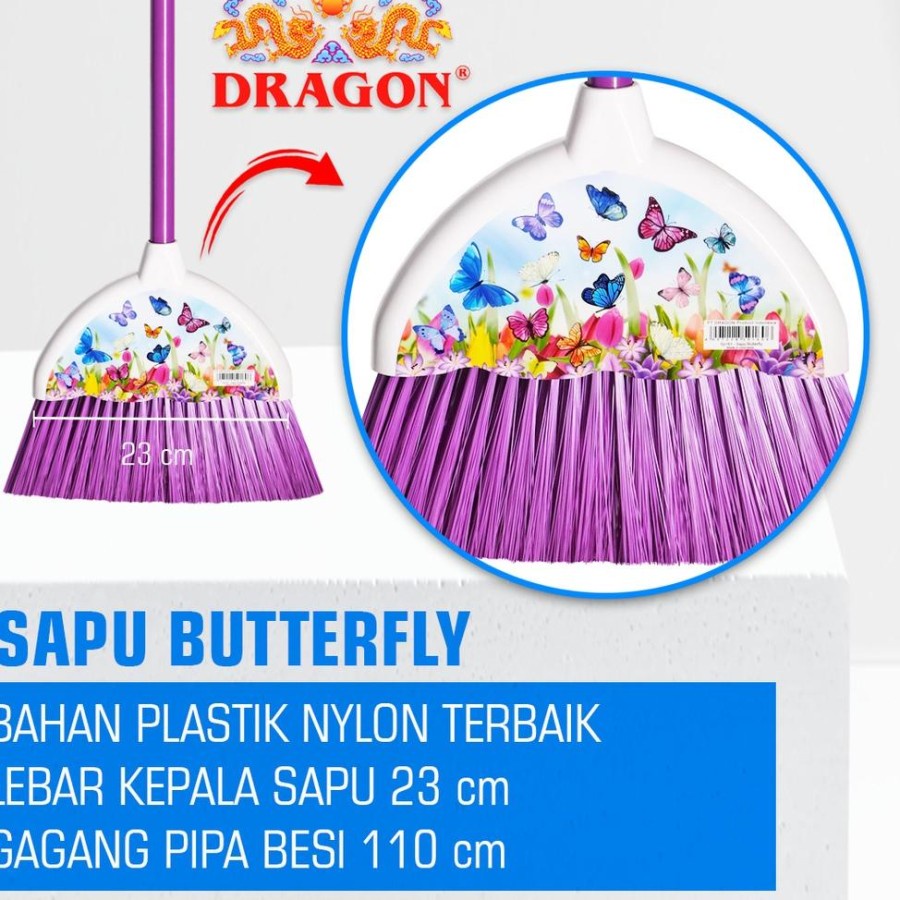 Sapu Lantai / Sapu Rumah Butterfly - Dragon SP160