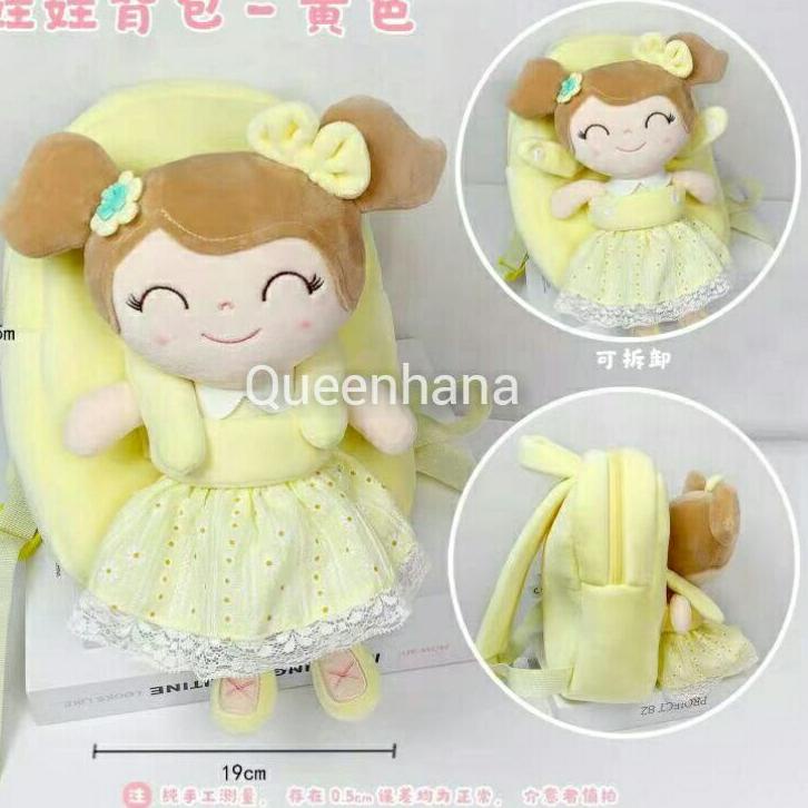 <DeB ✩> BAGPACK GIRL FLOWER FULL BODY / Tas Ransel Boneka Bagpack Girl Tas Boneka Tas Ransel Anak Lu