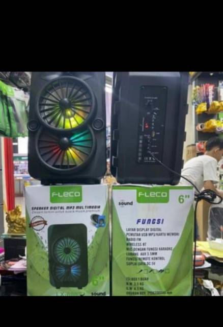 BISA COD Fleco speaker Speaker Fleco LX 608 Free Mix/Speaker Fortable