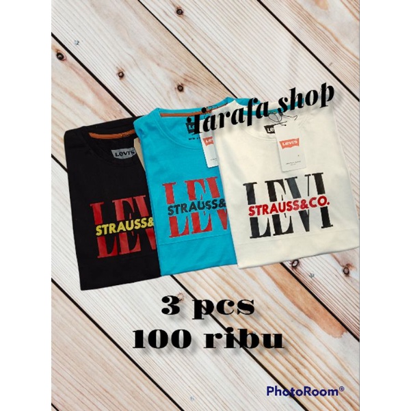 KAOS DISTRO PRIA ISI 3 PCS 100 RIBU TERBARU TERLARIS