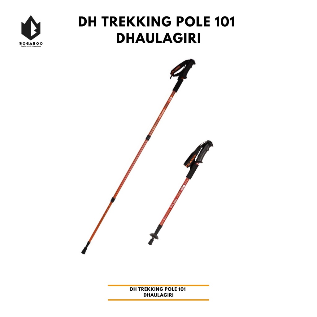 Trekking Pole Dhaulagiri 101 Tongkat Pendaki DH - Trekpole Bengkok - trackpole - tracking pole - tongkat gunung - trakpole - trakpol