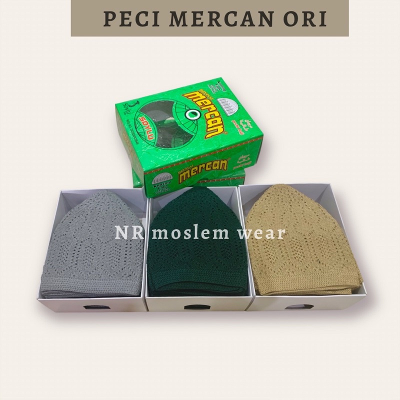 Peci rajut turki haji mercan / peci rajut mercan / peci mercan ori / oleh oleh haji dan umroh