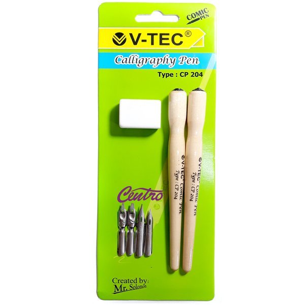 

Unik V Tec Comic Calligraphy Manga Komik Pen Tools Set VTEC CP 204 Limited