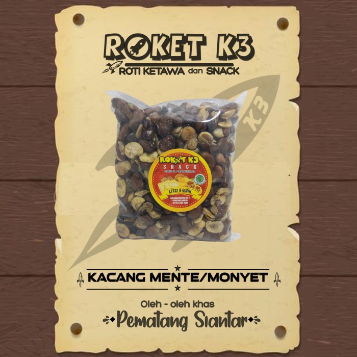 Kacang Mente Kacang Monyet Medan Jajanan Makanan Ringan Snack Cemilan