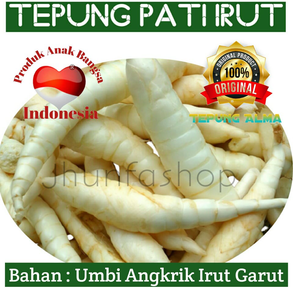 

Tepung pati irut garut angkrik asli 250gram herbal asam lambung Maag
