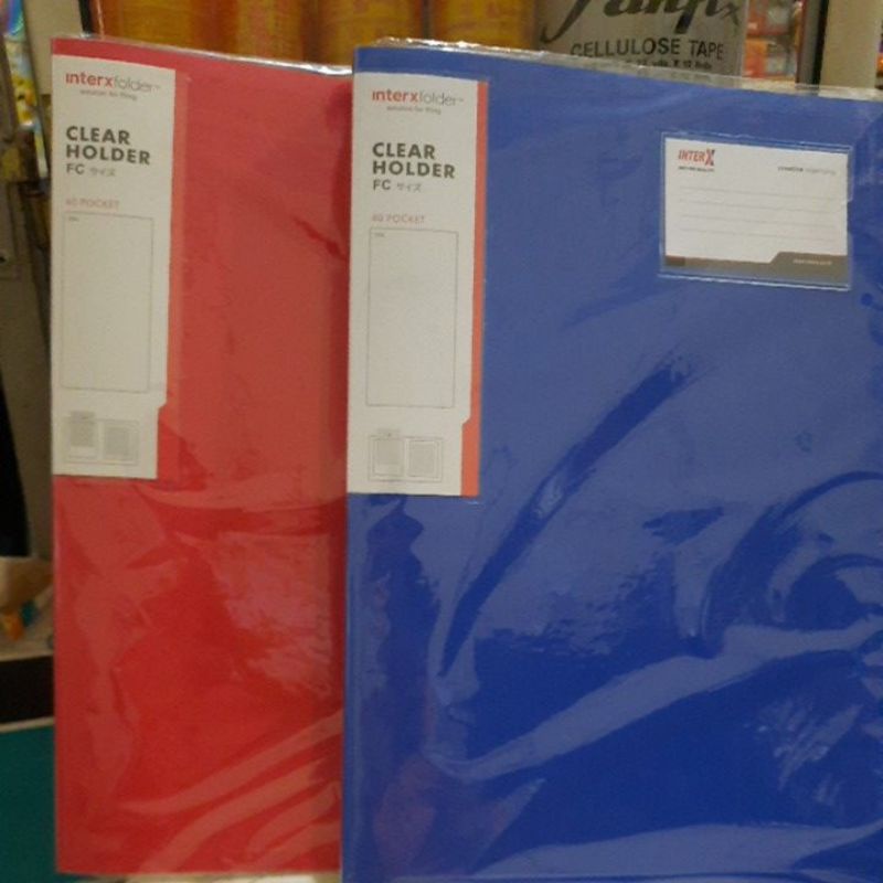 

CLEAR HOLDER/DOKUMEN KEEPER INTERX FOLIO (40 LEMBAR)