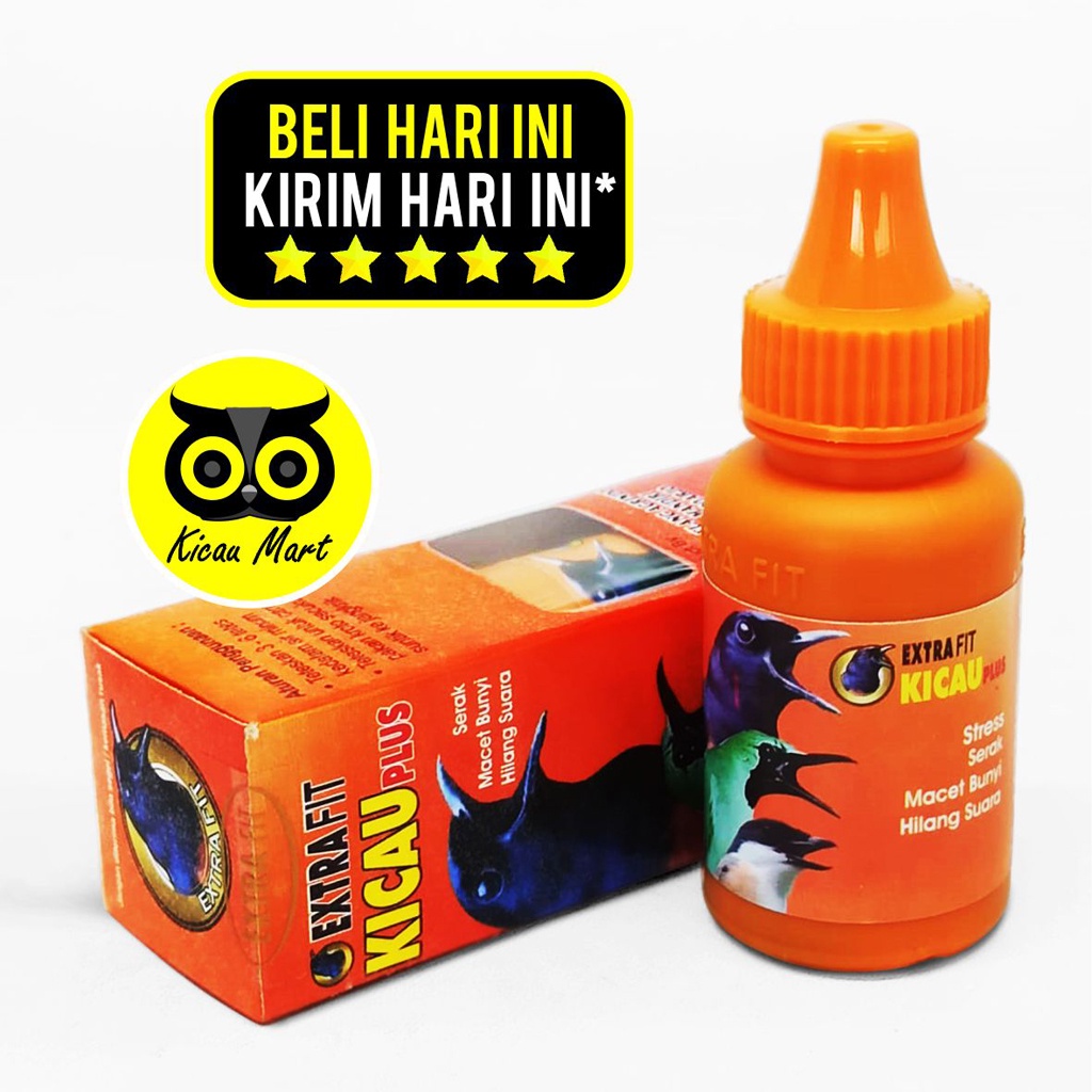 Extra Fit Extrafit Kicau Vitamin Burung Murai Cucak Ijo Cendet Kacer Obat Penggacor Metabolisme Metabolis Meningkatkan Stamina Kicau Lebih Gacor Cegah Stress Sehatkan Bulu