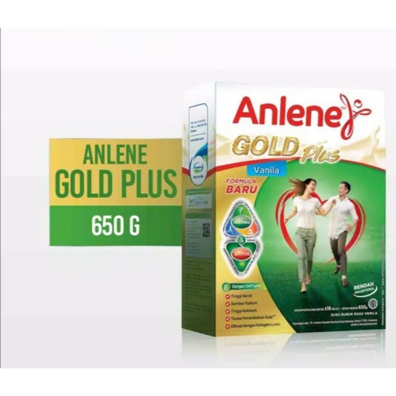 

Anlene Gold Plus Vanila Cokelat Original 650gr