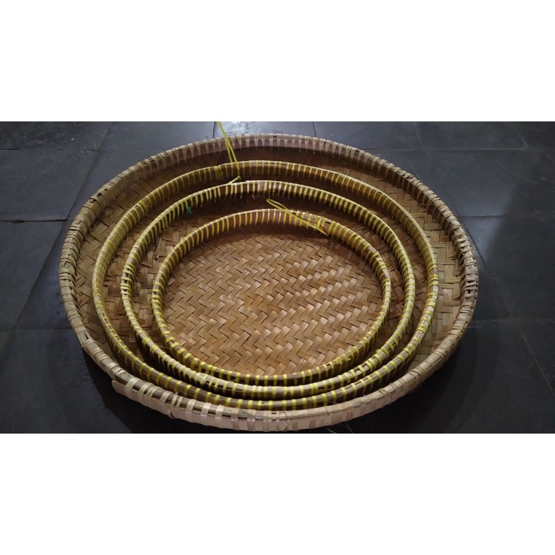 

Tampah/Tambir/lengser bambu bulat Size diameter 25cm
