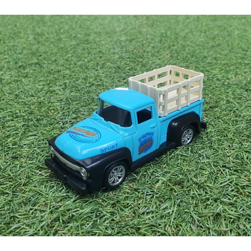 Mainan Diecast mobil pick up classic Vintage car Miniatur Mobil Mobilan Jadul Pickup