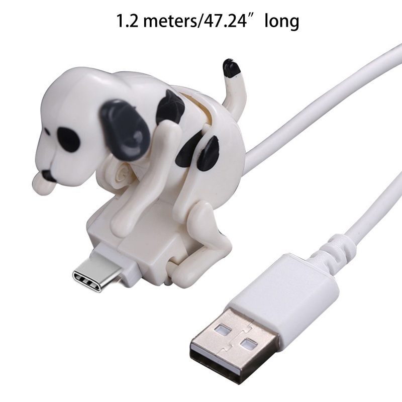 Vivi Kabel Charger Usb Tipe C Bentuk Anjing Dengan Saklar Sentuh Untuk Handphone / Tablet