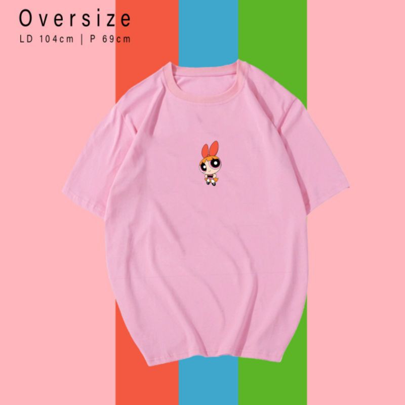 T-SHIRT POWERPUFFFGIRL OVERSIZE