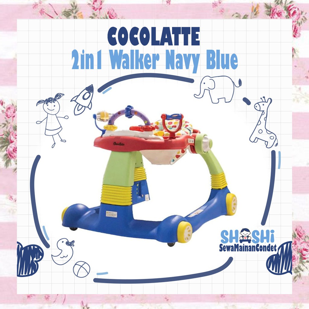 Sewa Cocolatte 2in1 Walker Navy Blue