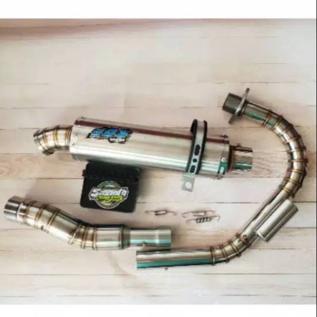 knalpot racing DOS leher J bum all, CB GL TIGER MEGAPRO