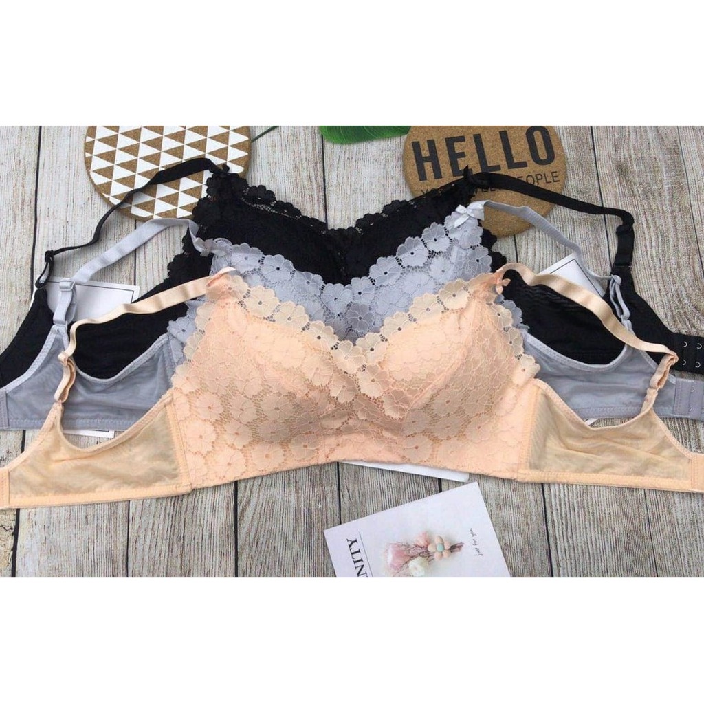  BRA KEKINIAN  RENDA CANTIK BUSA TIPIS KAIT 2 Shopee Indonesia