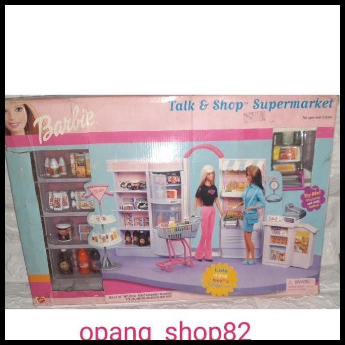 Jual Barbie Talk & Shop Supermarket Ori Mattel | Shopee Indonesia