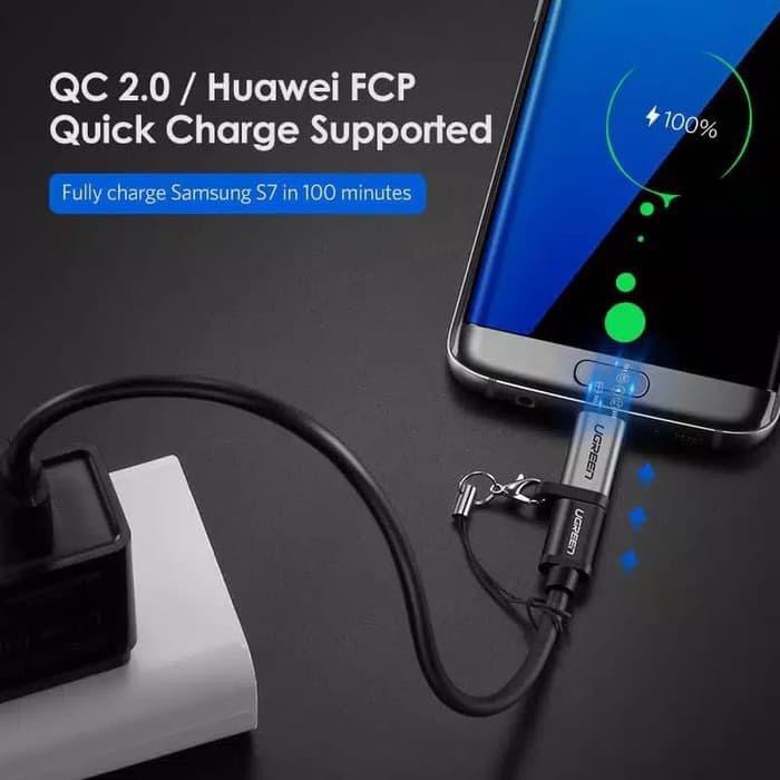 Ugreen USB Type C Female to Micro Usb Male Adapter SKU : 50590