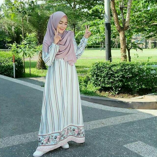 Gamis wolfis monalisa Lyra Virna Pink