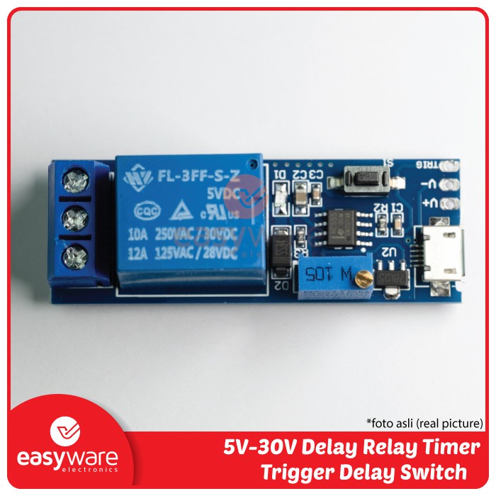 5V-30V Delay Relay Timer module