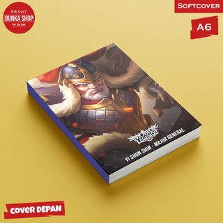 Jual Pocket Note Mobile Legends Yi Shun Shin Major General Softcover A Buku Tulis Catatan Notes