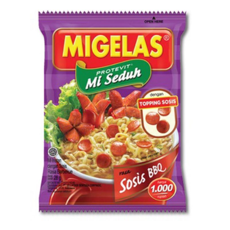 

Mie gelas rasa Sosis BBQ Sachet 28 gr