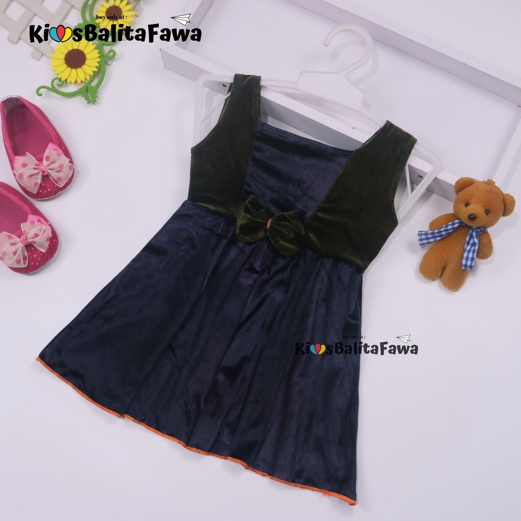 (0-6 Bulan) Dress Clairine Blurdru New Born / Dres Anak Perempuan Pakaian Bayi Yukensi Baju Motif