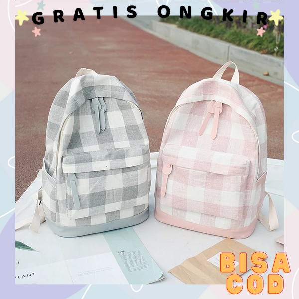 Tad Bag Sokolah Keren Bagpack Wnta Import Original Tas Bahu Perempuan Remaja Sma Tas Ransel Sekolah 