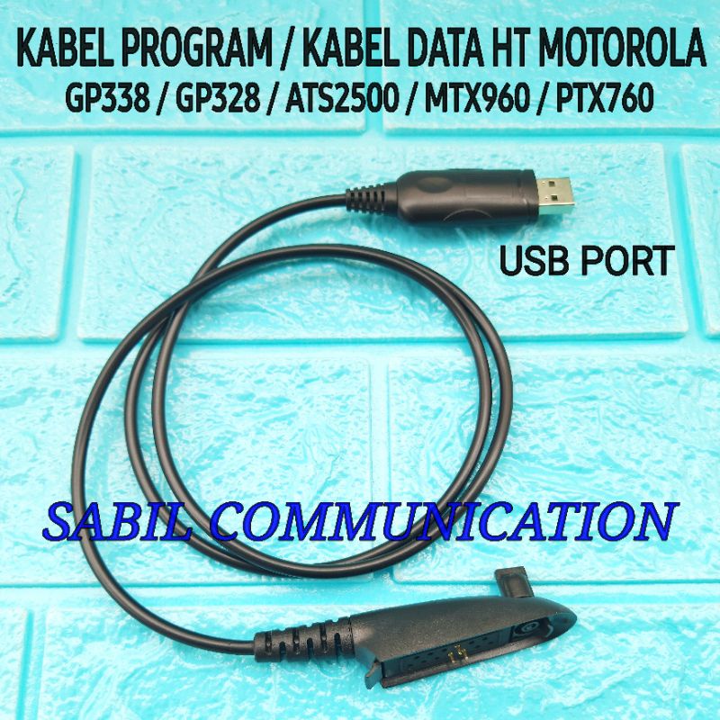 KABEL PROGRAM HT MOTOROLA ATS 2500 GP338 GP328 MTX960 KABEL SETTING HT MOTOROLA ATS2500 GP 338 GP 32